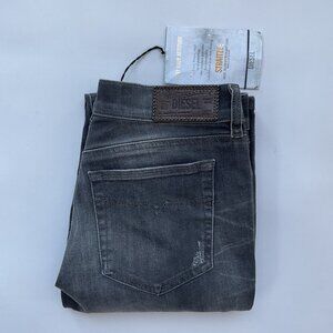 $198 Diesel Women’s Straitzee Regular Slim Straight Jeans 0815b Size 27